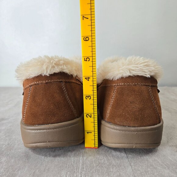 Orthofeet Tuscany Loafer Slippers Mens 10 Wide Brown Suede Comfort Slip On Shoes - Picture 5 of 11